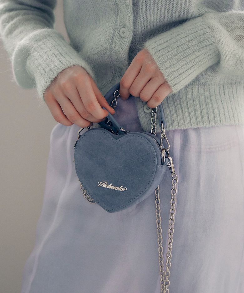 ROLA HEART MINI BAG BLUE