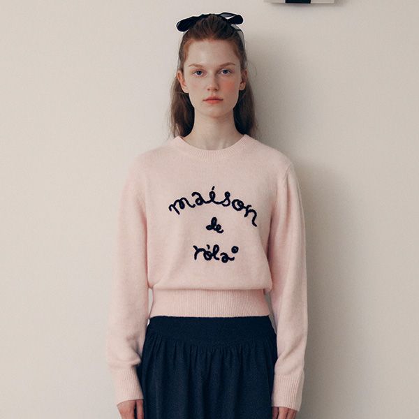 25SS新作【ROLAROLA】MAISON DE ROLA EMBROIDERY BAG MUSINSA | ROLAROLA MAISON DE ROLA EMBROIDERY KNIT PINK
