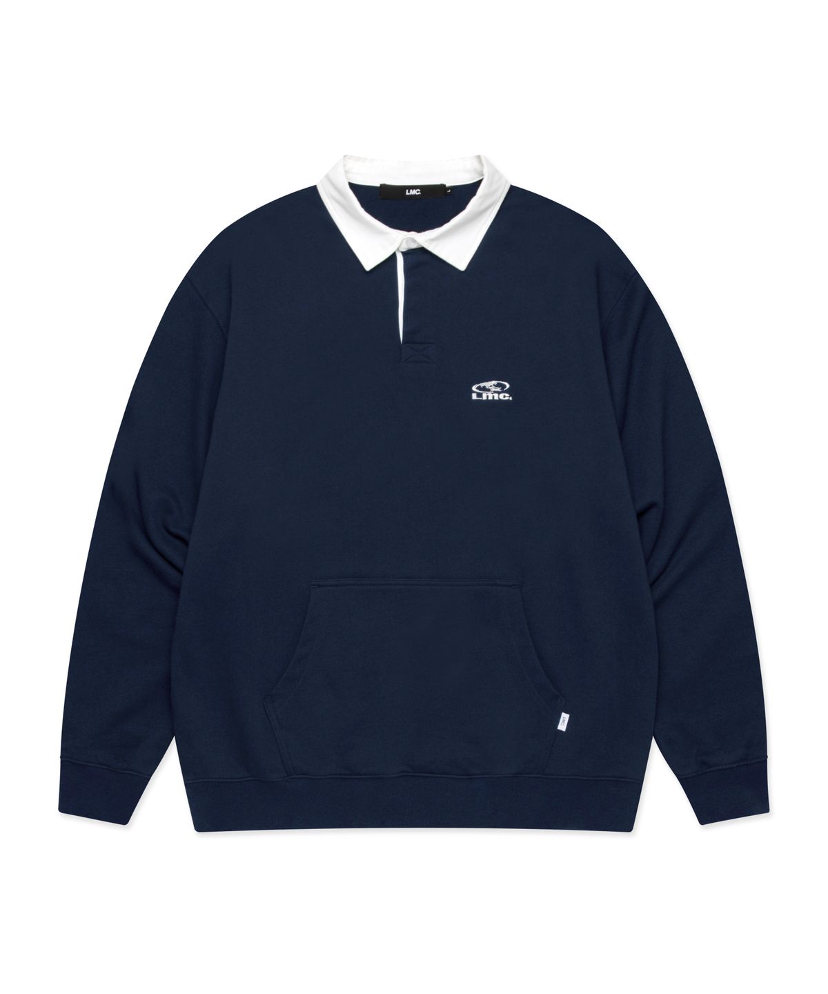 엘엠씨(LMC) OVAL COLLAR SWEATSHIRT navy