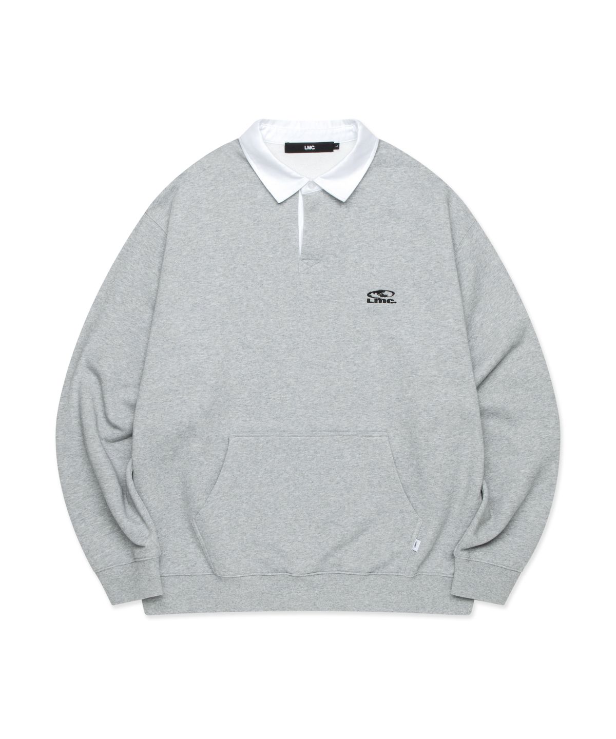 엘엠씨(LMC) OVAL COLLAR SWEATSHIRT heather gray