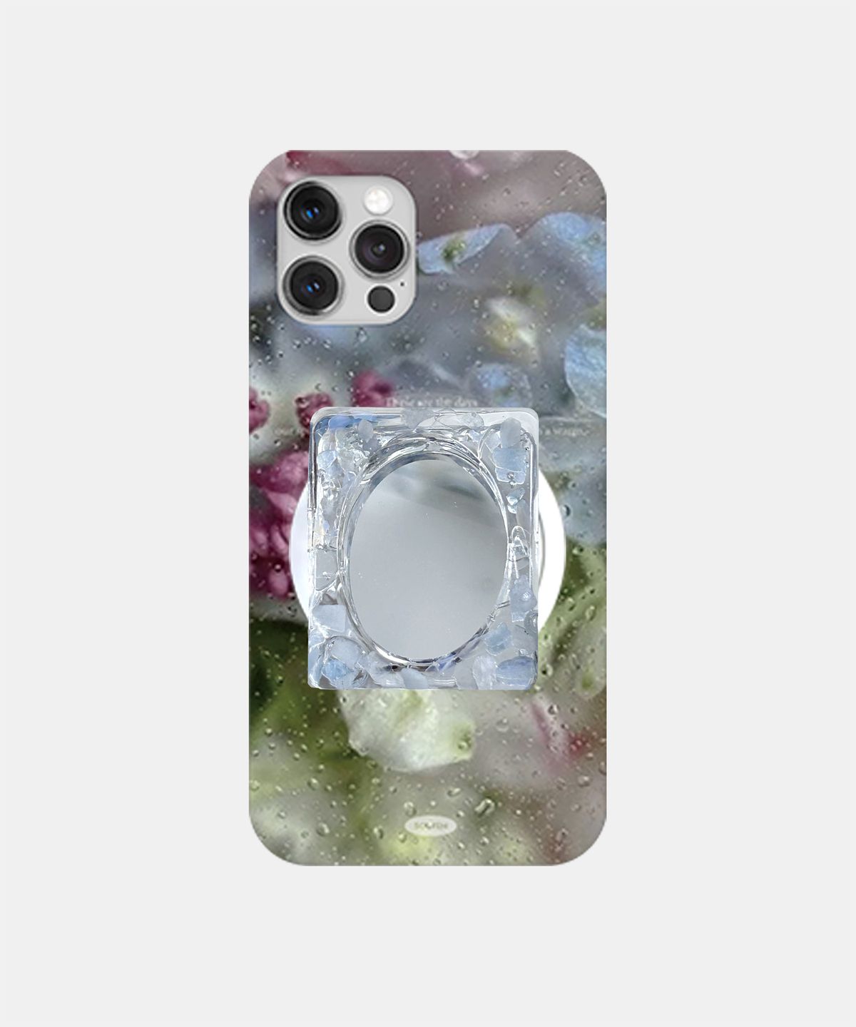 소유템(SOUTEM) [Magsafe] Drizzling Flower_Slim Hard Phone Case Tok Set