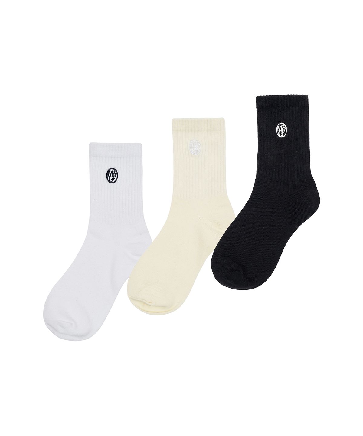 마리떼 키즈(MARITHÉ KIDS) KIDS 3PACK CIRCLE LOGO SOCKS multi