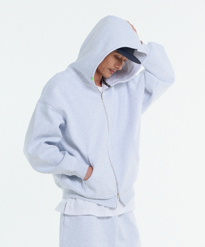 시그니처 2WAY 후드집업_화이트