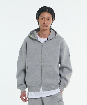시그니처 2WAY 후드집업_그레이