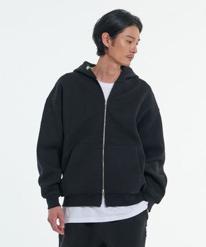 시그니처 2WAY 후드집업_블랙