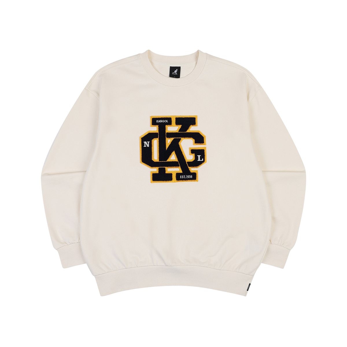 캉골(KANGOL) KNGL 칼리지 스웨트셔츠 1761 아이보리
