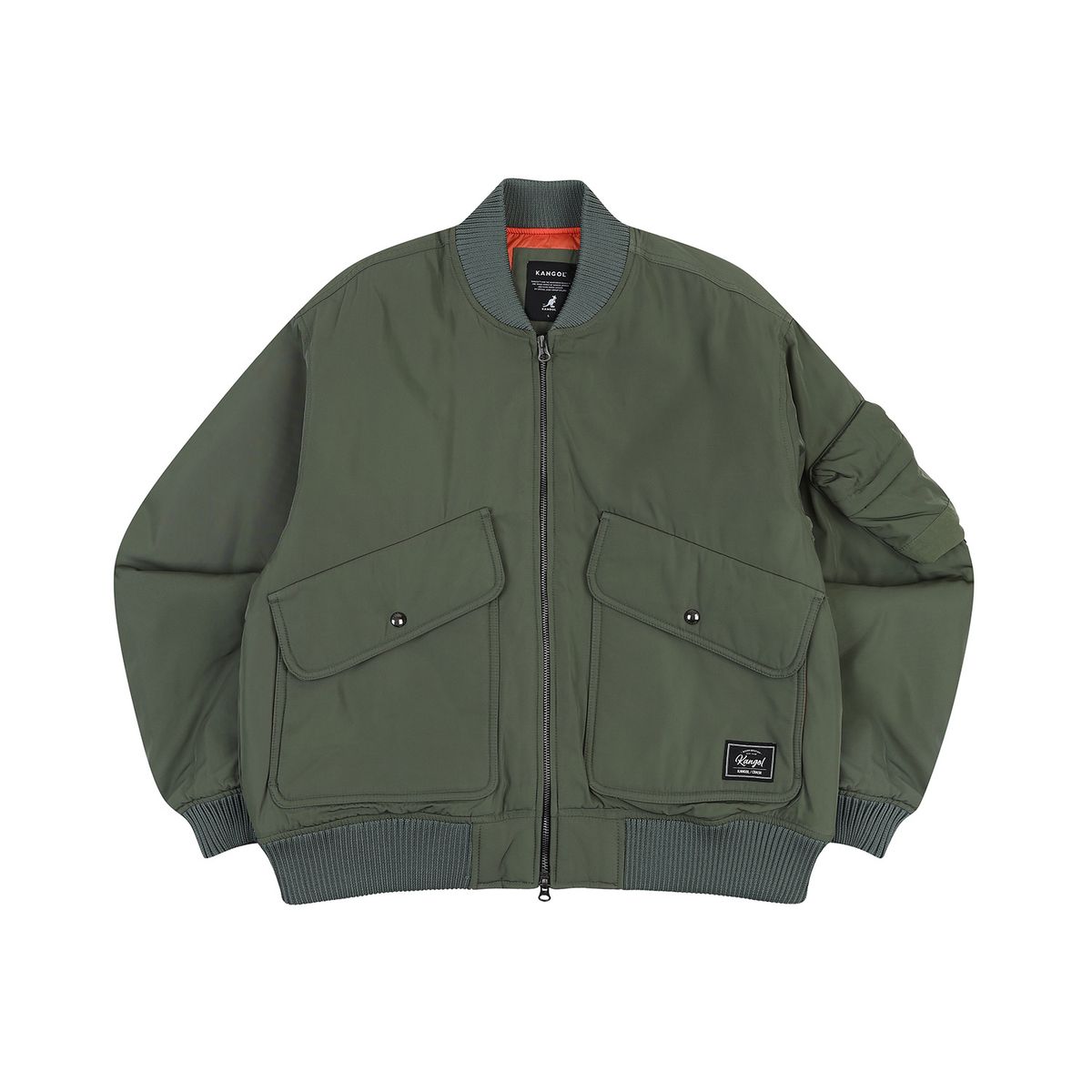 캉골(KANGOL) CRS 바이커 MA-1 8165 카키