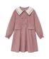 ENFANT W VELVET SAILOR ONE PIECE pink
