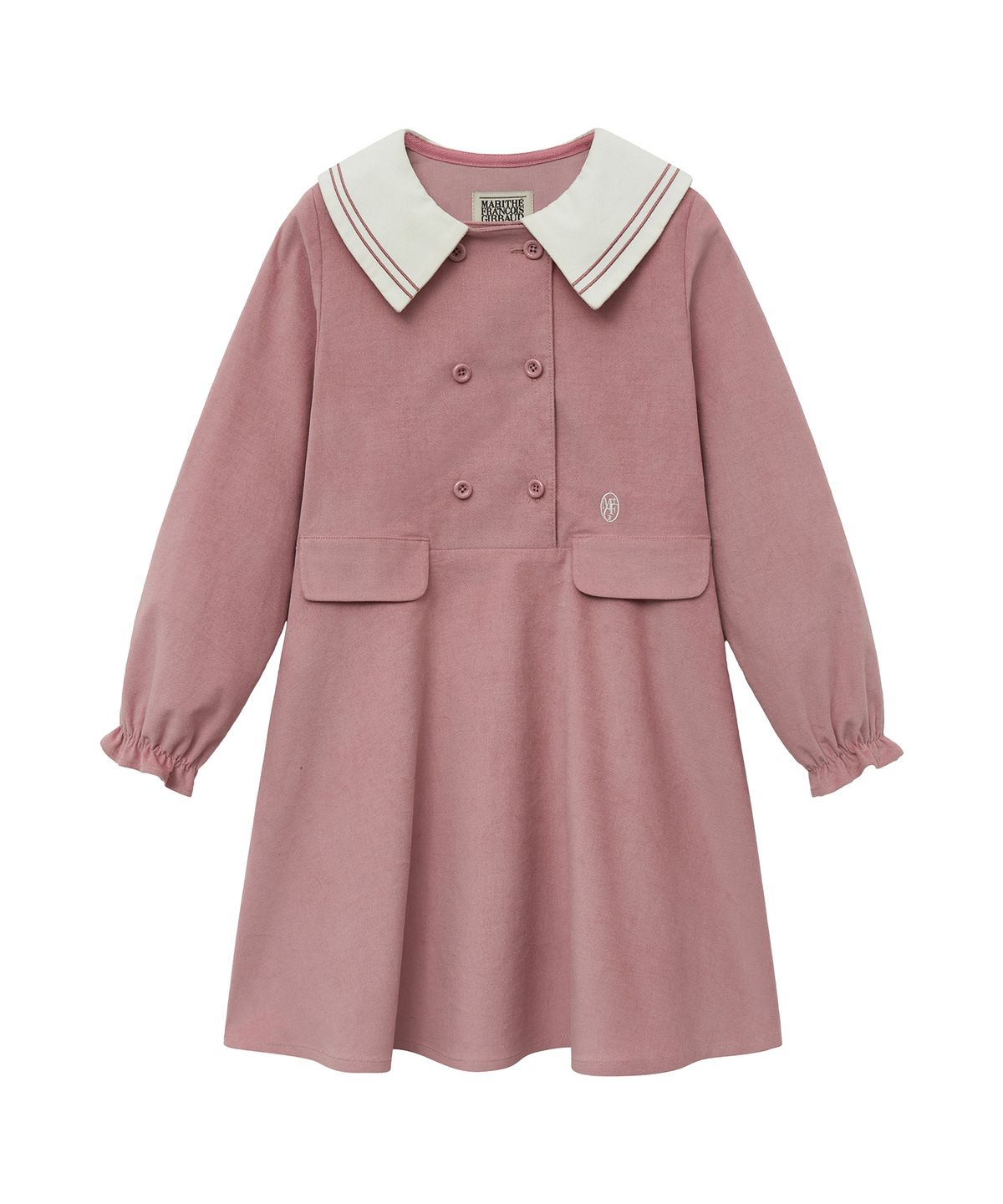 마리떼 키즈(MARITHÉ KIDS) ENFANT W VELVET SAILOR ONE PIECE pink