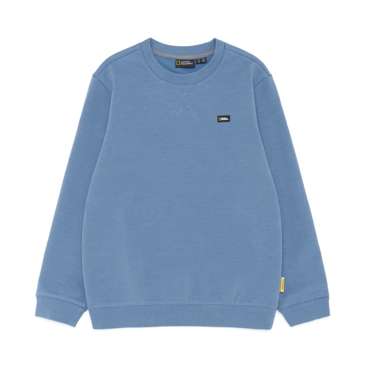 내셔널지오그래픽 키즈(NATIONAL GEOGRAPHIC KIDS) K233USW010 스몰로고 맨투맨 HARBOR BLUE