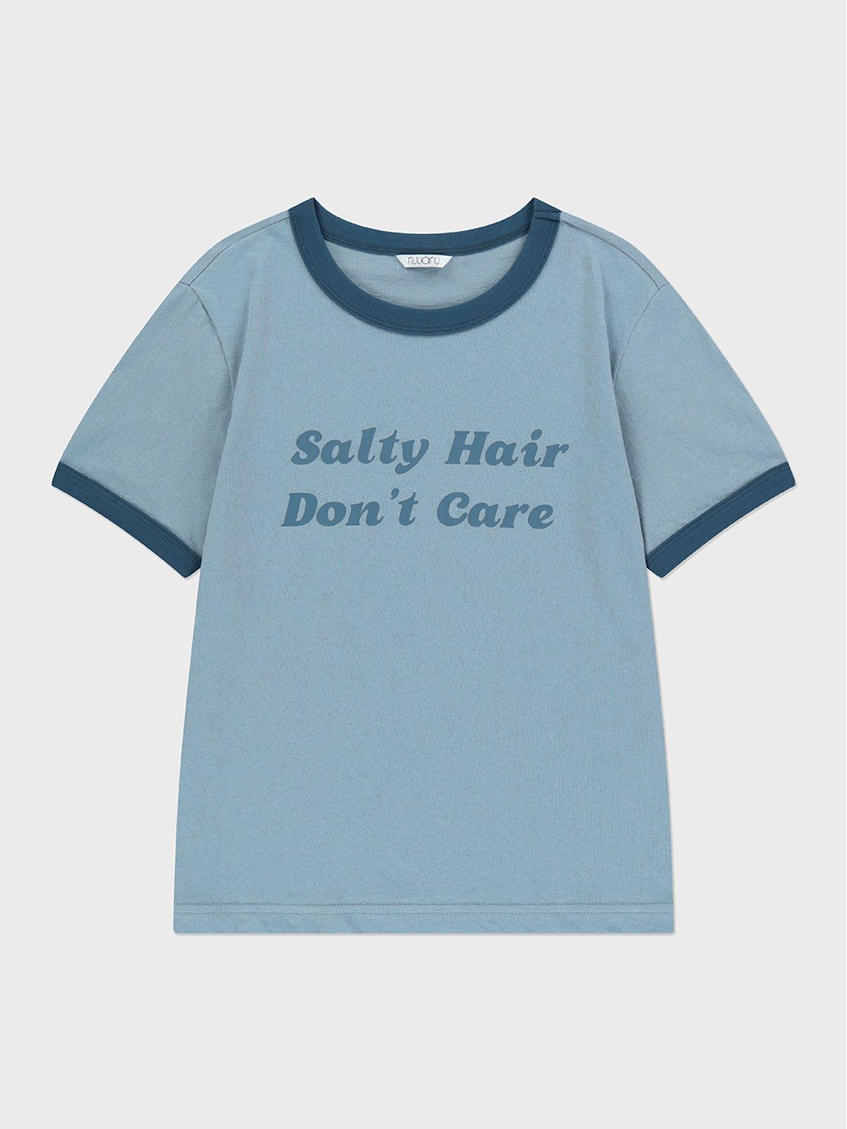 누아누(NUUANU) Don’t care Tee_Blue