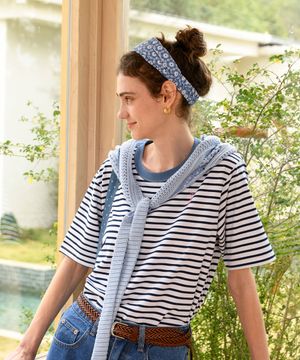 [반팔]단가라곰돌이티셔츠 (YZTS251211)