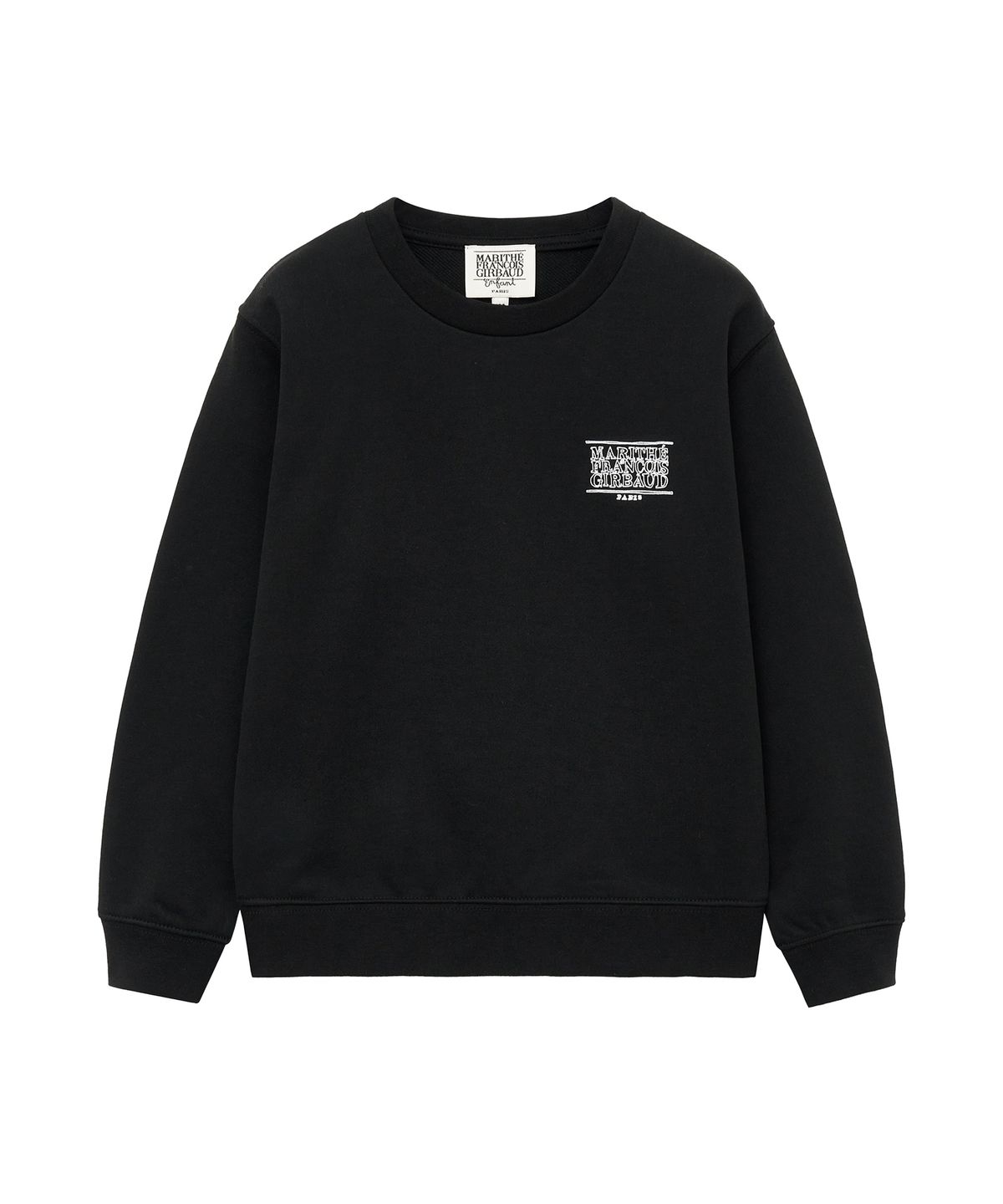 마리떼 키즈(MARITHÉ KIDS) ENFANT DOODLE CLASSIC LOGO SWEATSHIRT black