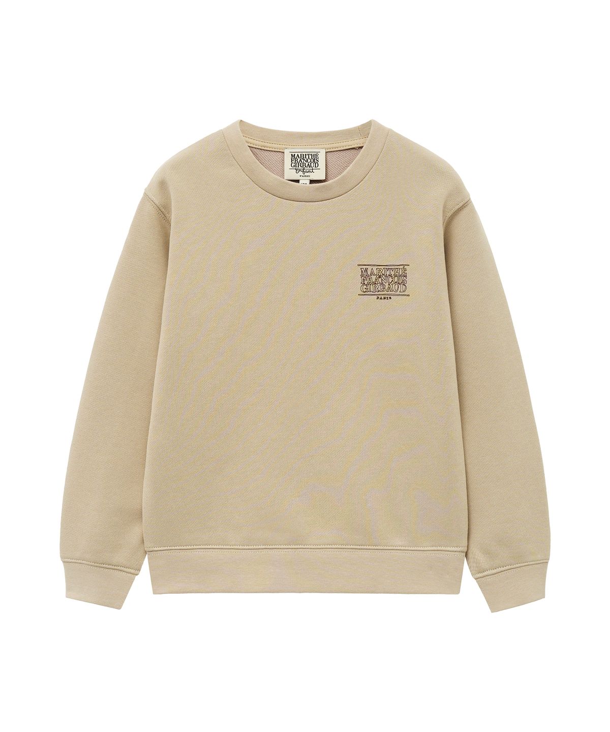 마리떼 키즈(MARITHÉ KIDS) ENFANT DOODLE CLASSIC LOGO SWEATSHIRT beige