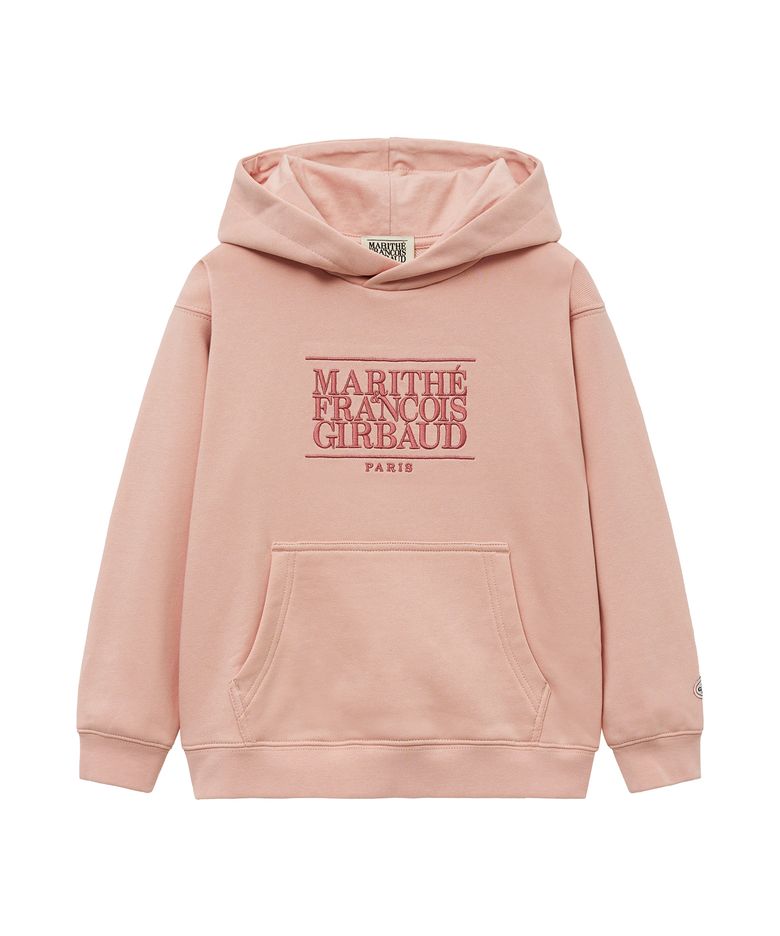 KIDS CLASSIC LOGO HOODIE pink