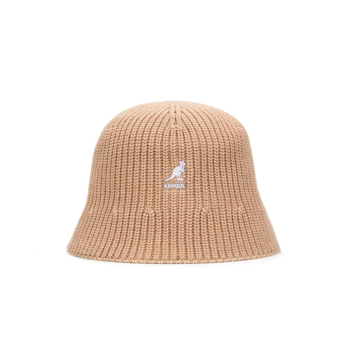 캉골(KANGOL) 솔리드 니트 버켓 4567 오트