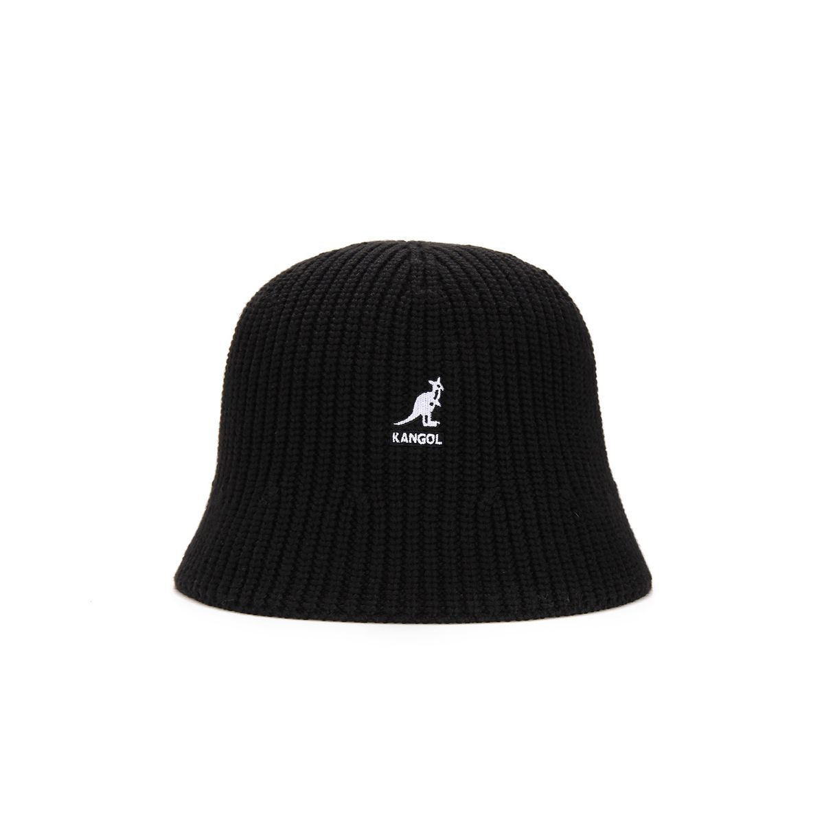 캉골(KANGOL) 솔리드 니트 버켓 4567 블랙