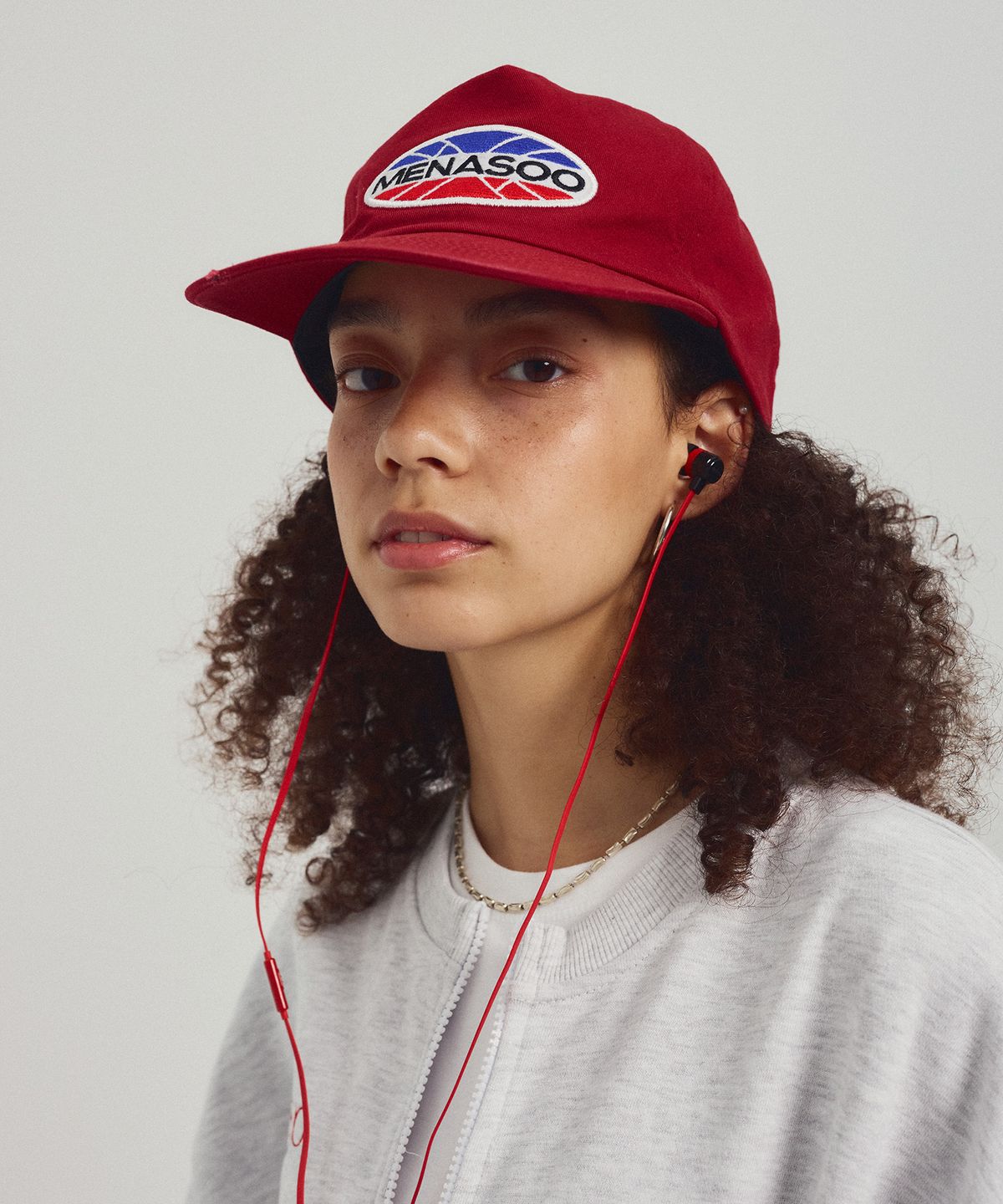 미나수(MENASOO) Logo Cap_Red
