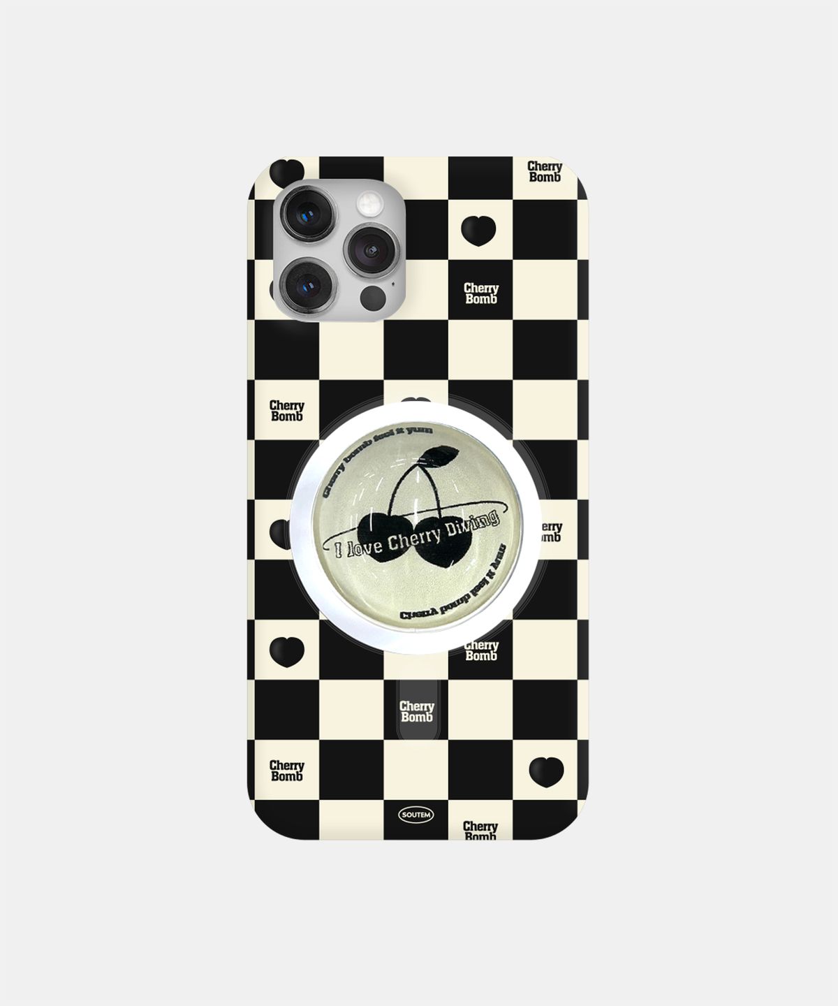 소유템(SOUTEM) [Magsafe] Cherry Bomb_Slim Hard Phone Case Tok Set