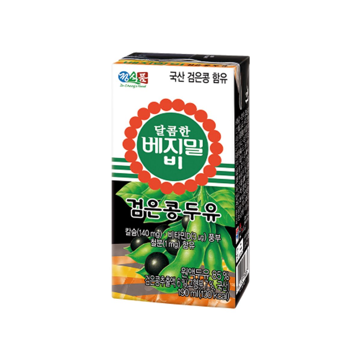 베지밀(VEGEMIL) 달콤한 베지밀 B(비) 검은콩 두유 190mlx48팩