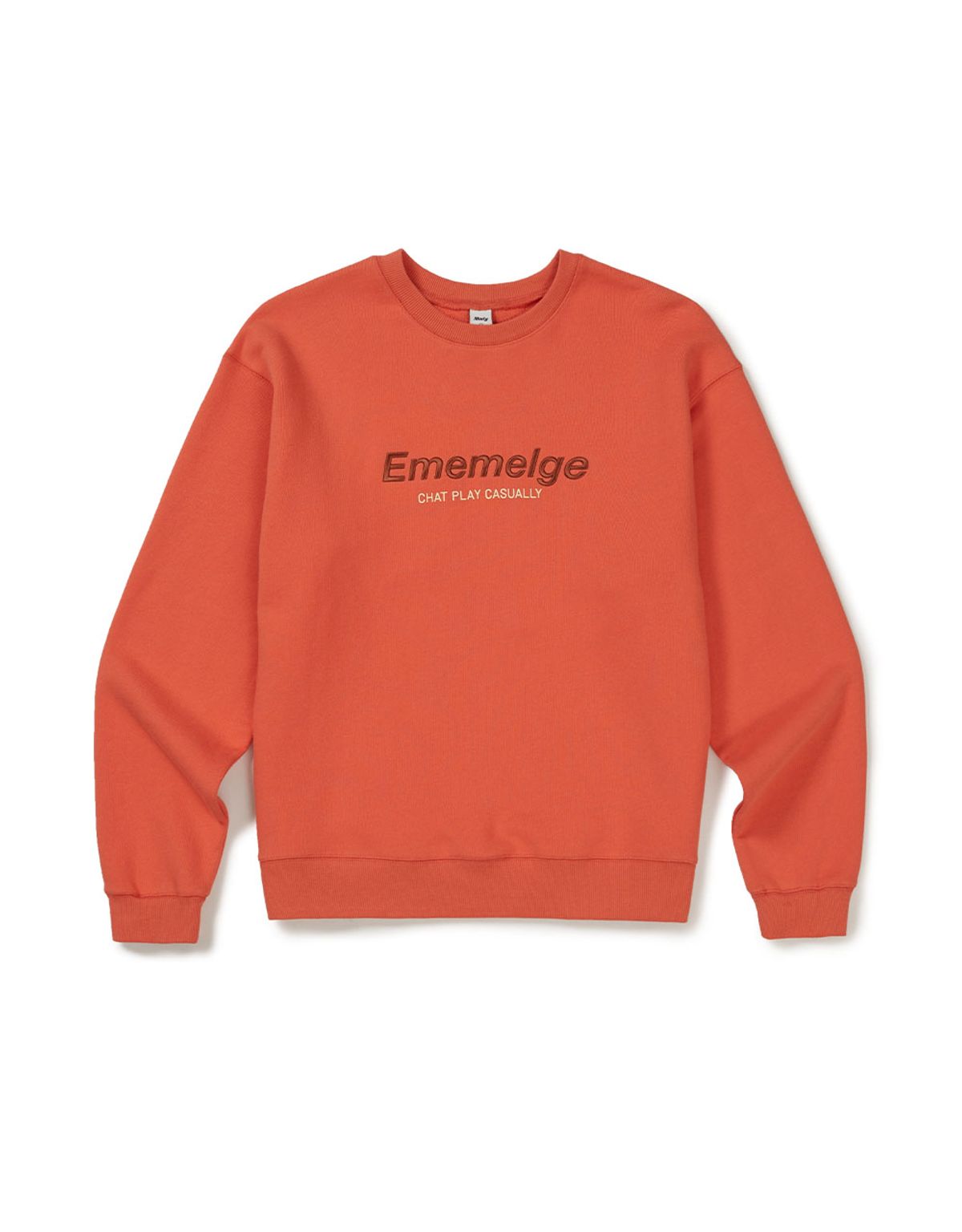 엠엠엘지(MMLG) [Mmlg] NEW LETTER SWEAT (WILD CARROT)