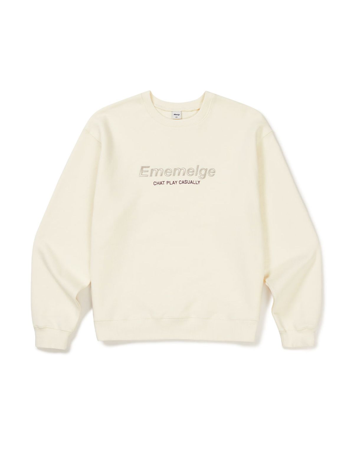 엠엠엘지(MMLG) [Mmlg] NEW LETTER SWEAT (NATURAL SOAP)