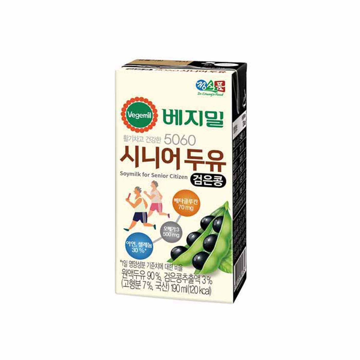 베지밀(VEGEMIL) 베지밀 5060시니어두유 190mlx24팩