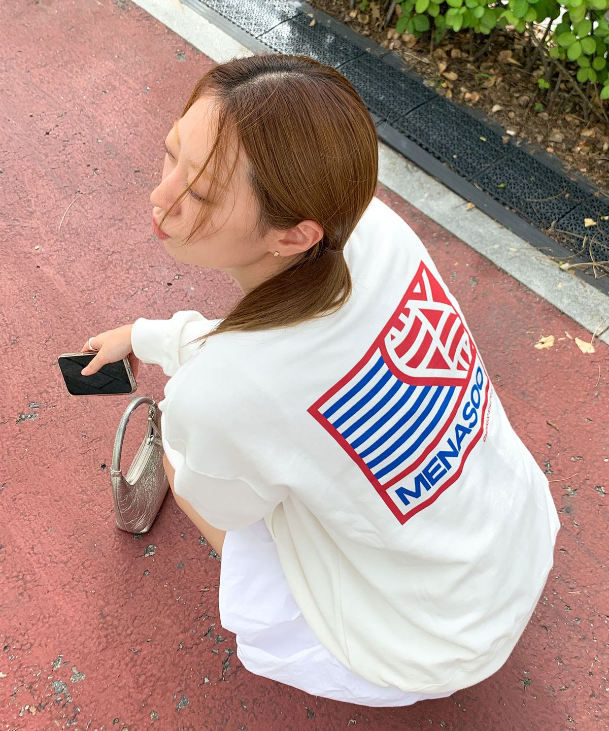 미나수(MENASOO) Menasoo Hearttrack Zipup Cardigan_White