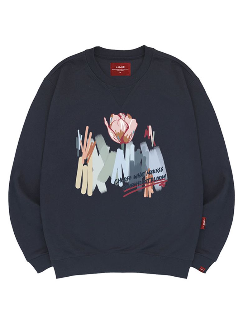 하트블룸 맨투맨 남녀공용 빅사이즈 S~4XL
