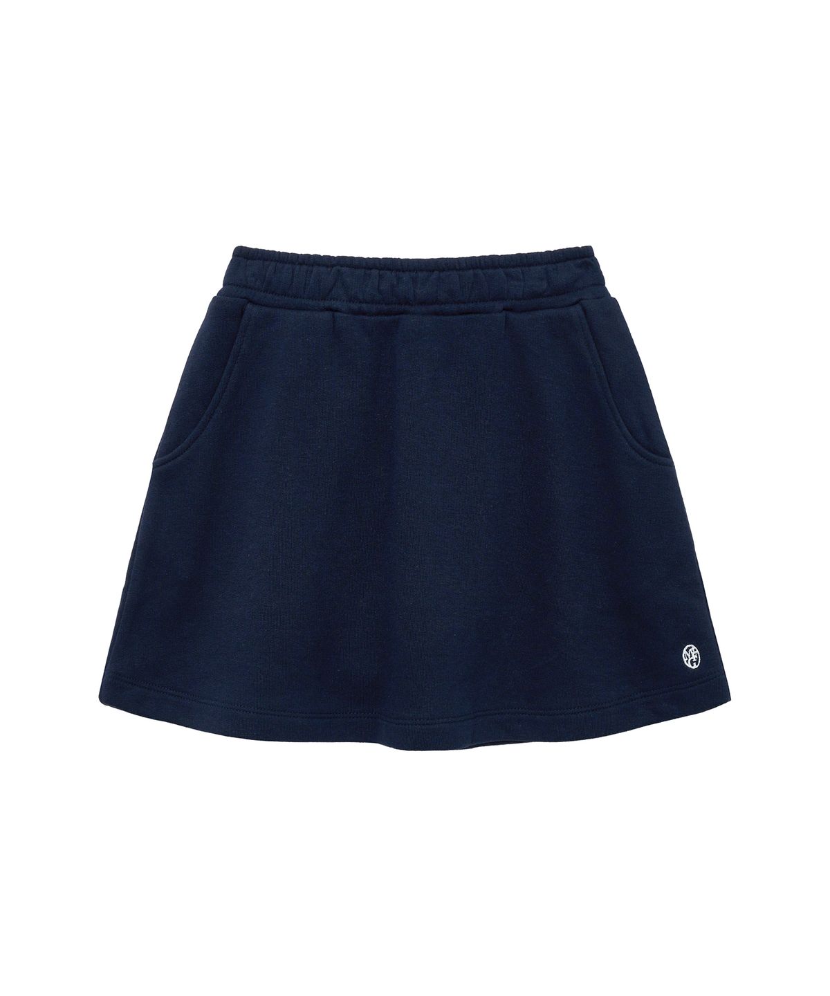 마리떼 키즈(MARITHÉ KIDS) ENFANT W CIRCLE LOGO SWEAT SKIRT navy