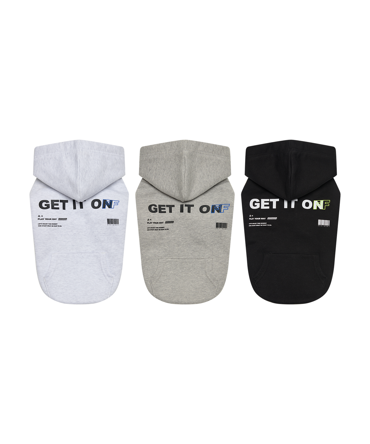 겟잇온(GET IT ON) (2pack) 시그니처 펫 후디