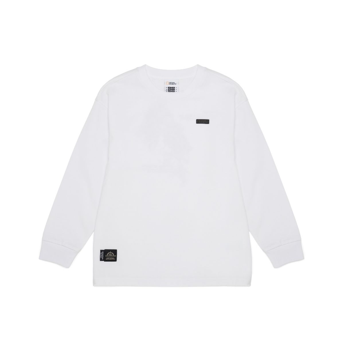 내셔널지오그래픽 키즈(NATIONAL GEOGRAPHIC KIDS) K243UTS810 어드벤처 싱글 티셔츠 WHITE