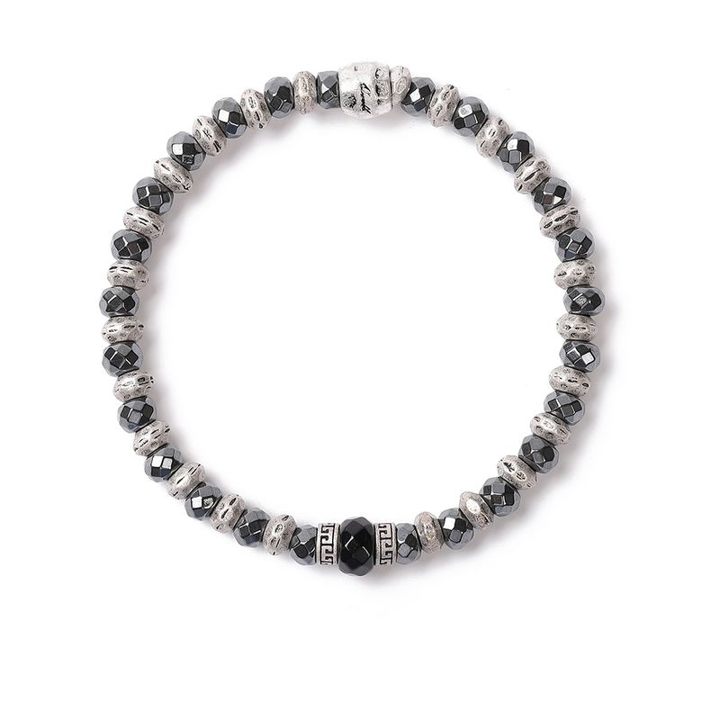 헤마타이트&오닉스 원석팔찌 Gemstone Basic-06
