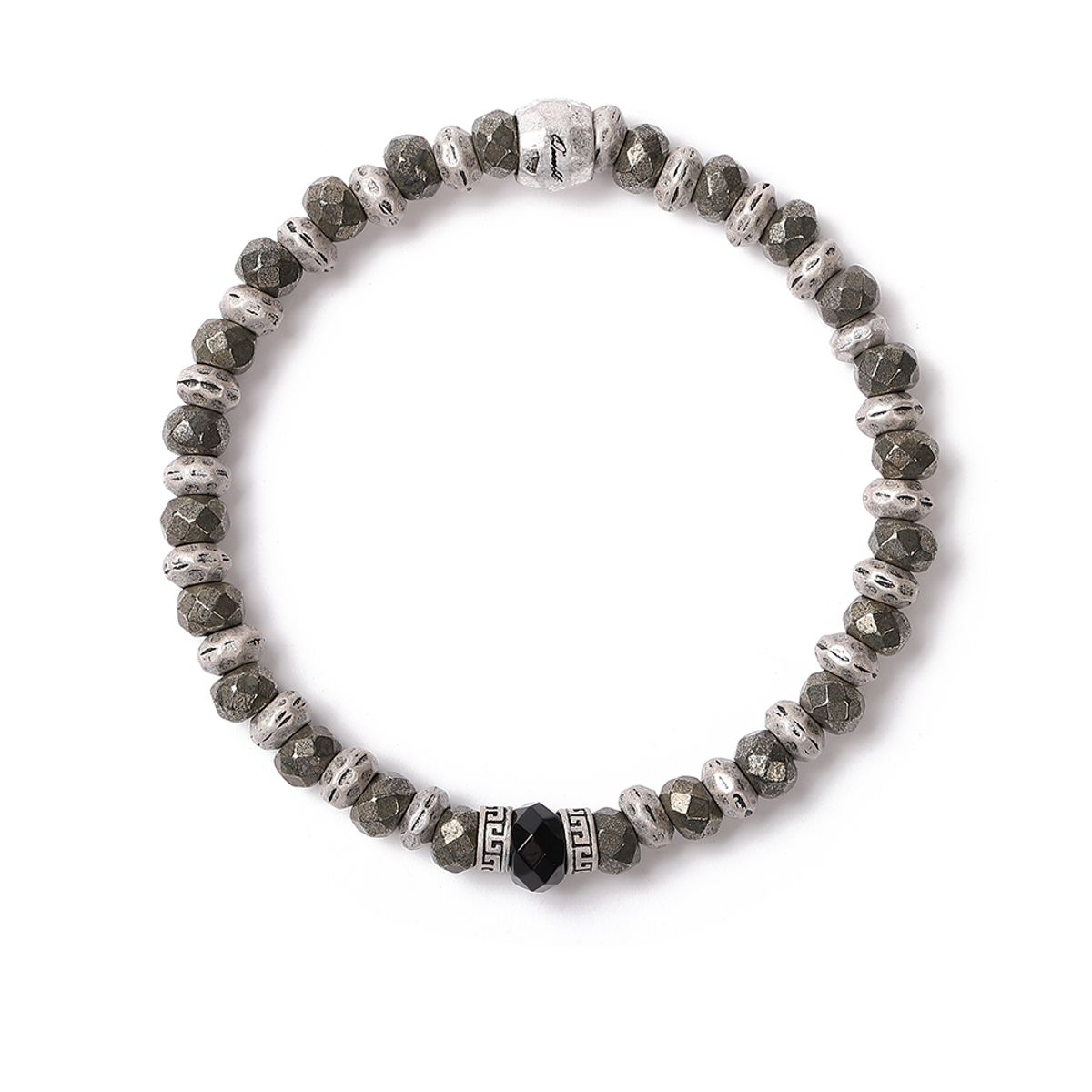 쿠콥(QOOCOBB) 파이라이트&오닉스 원석팔찌 Gemstone Basic-07
