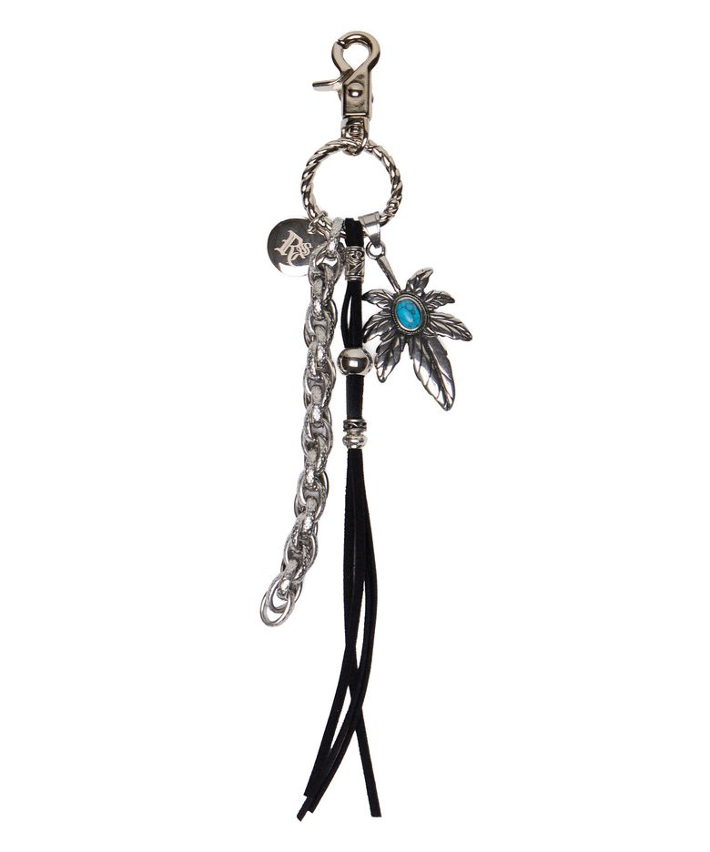 NATIVE AMERICANS KEYRING - BLACK