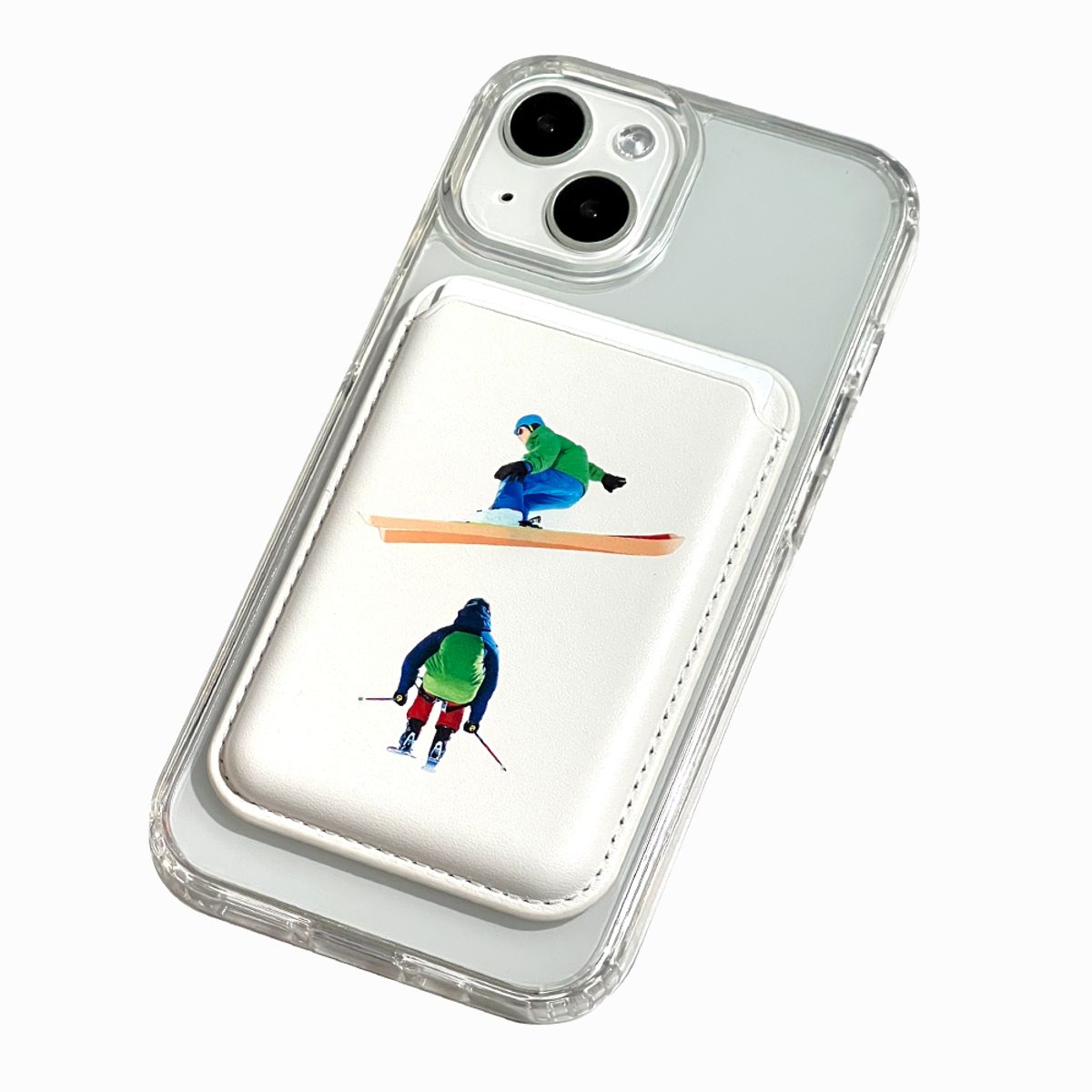 돈패닉유스(DONTPANICYOUTH) GreenYouth (MagSafe Wallet /White)