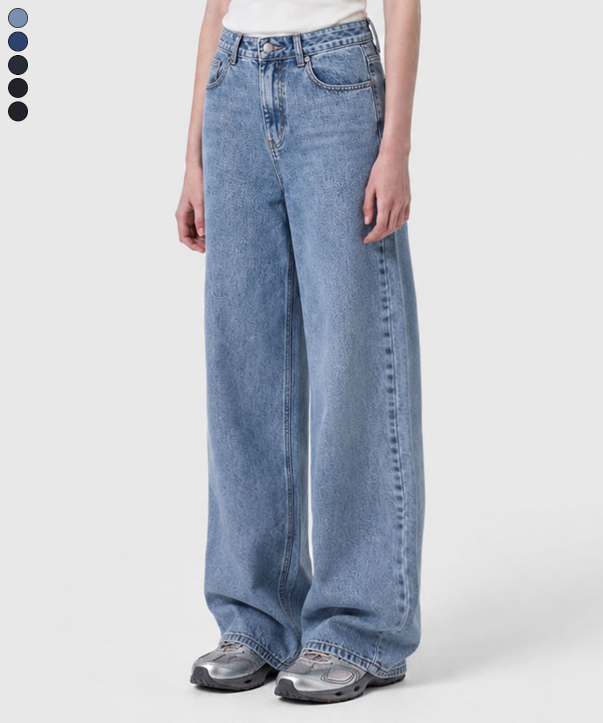 베이직라벨(BASIC LABEL) Dri wide-washed denim pants 6 Color [BLBD_4011]