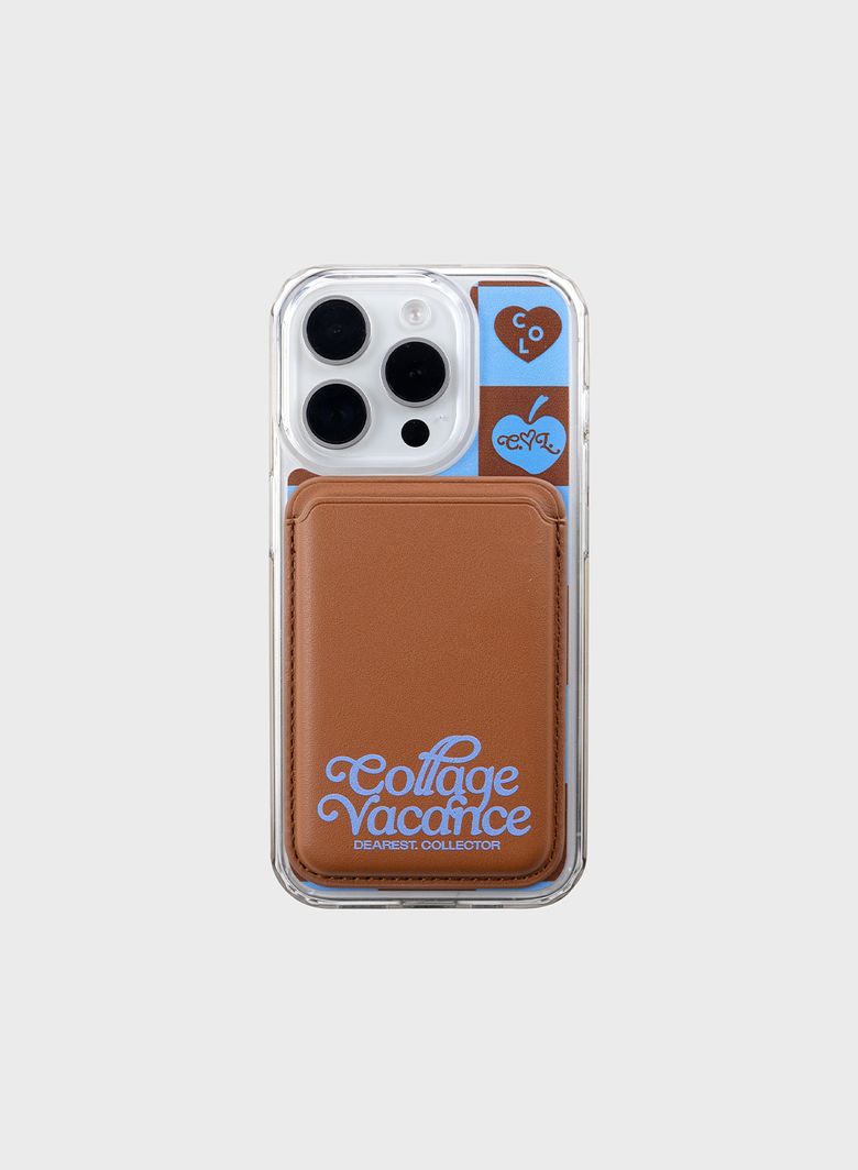 Vintage Lettering Logo Checkerboard MagSafe Case (폰케이스)