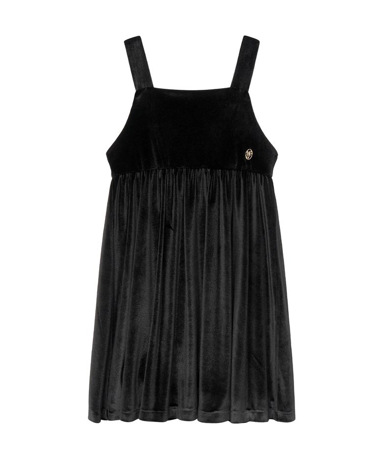 ENFANT W VELVET ONEPIECE black