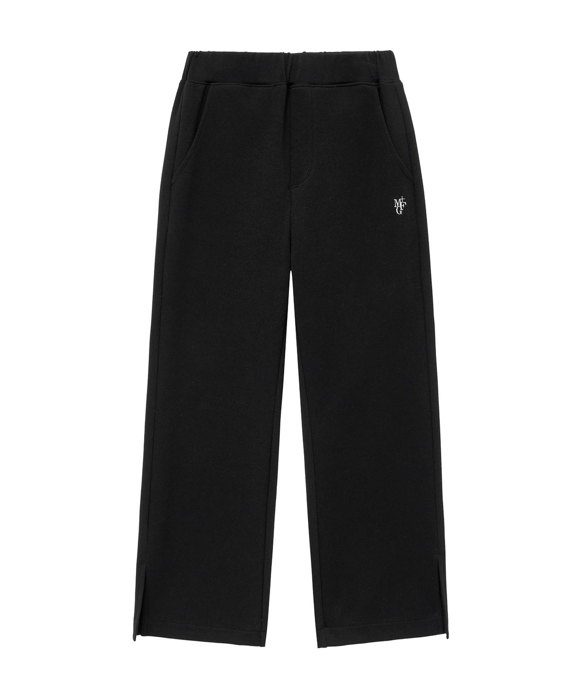 마리떼 키즈(MARITHÉ KIDS) ENFANT W BOOTS CUT JERSEY PANTS black