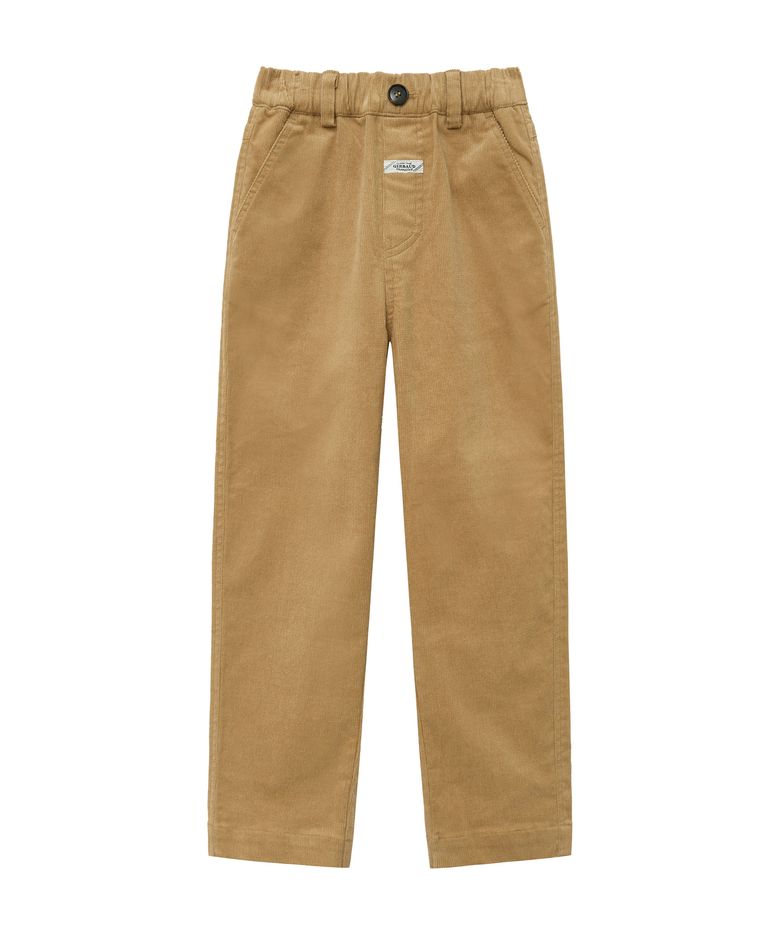 ENFANT CORDUROY BAGGY PANTS camel