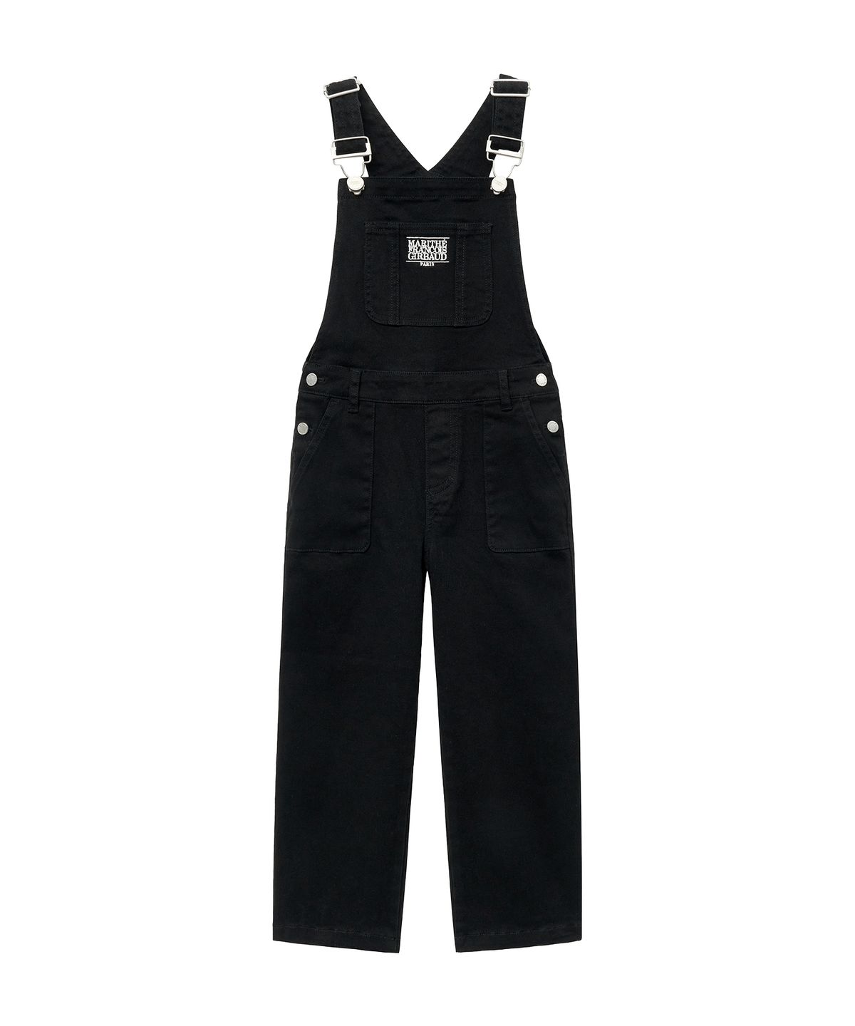 마리떼 키즈(MARITHÉ KIDS) ENFANT COTTON OVERALL PANTS black