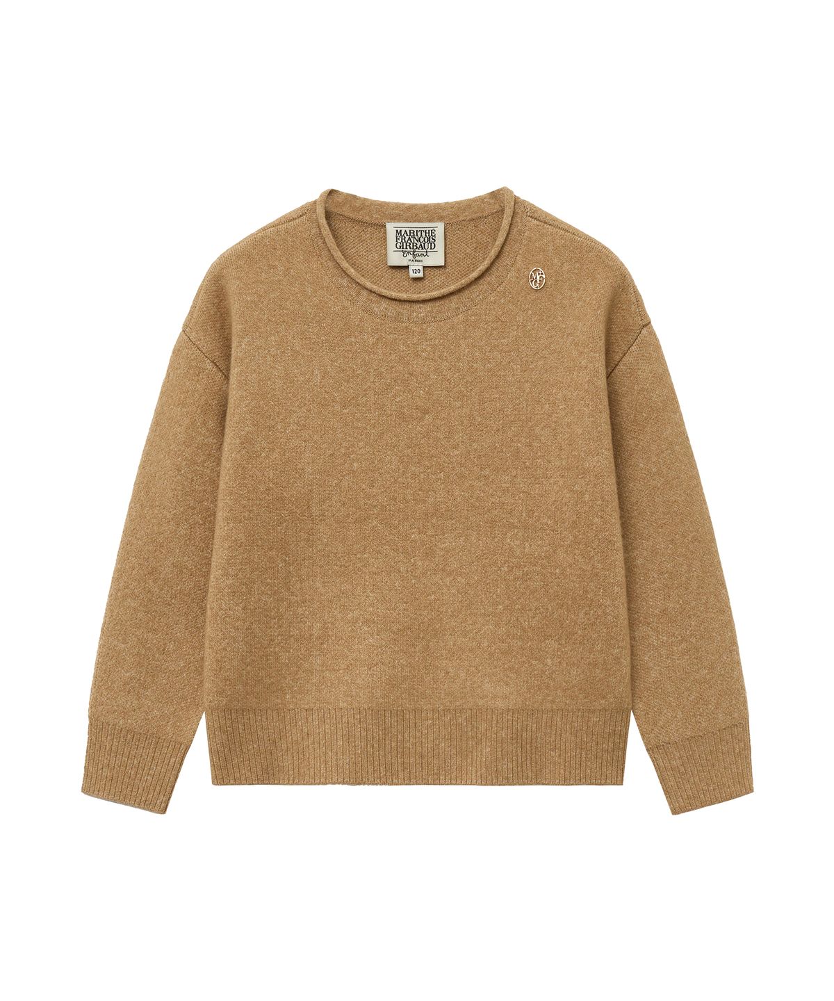 마리떼 키즈(MARITHÉ KIDS) ENFANT PLAIN KNIT camel