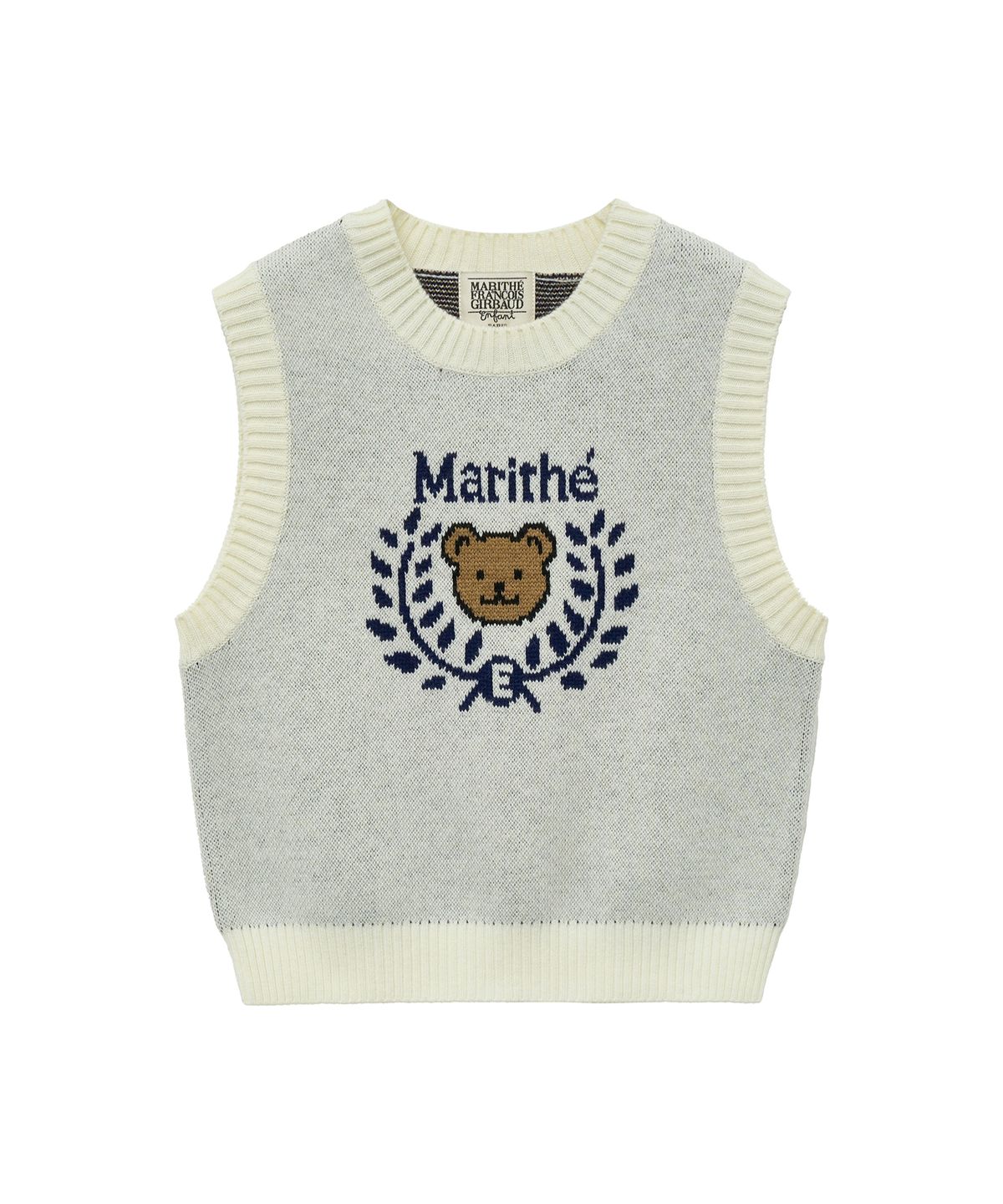 마리떼 키즈(MARITHÉ KIDS) ENFANT KNIT VEST ivory