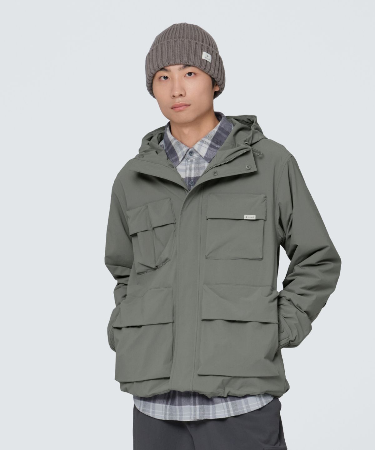 스노우피크 어패럴(SNOWPEAK APPAREL) 루트 유틸리티 바람막이 (S24FMRWB66) Dark Gray