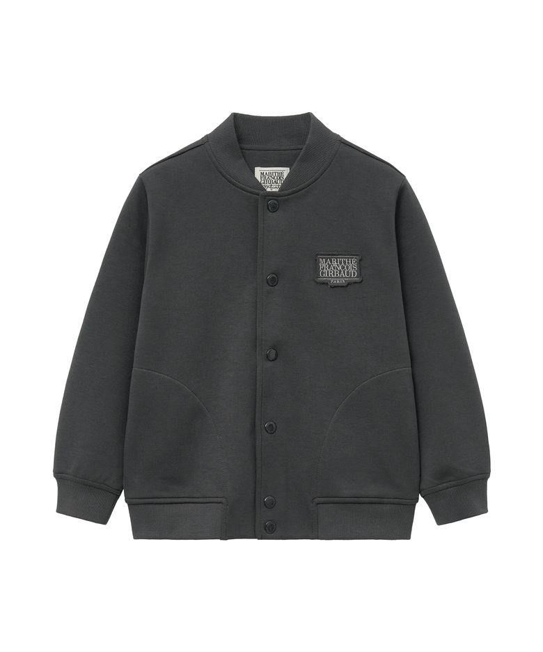 ENFANT JERSEY BOMBER JACKET charcoal