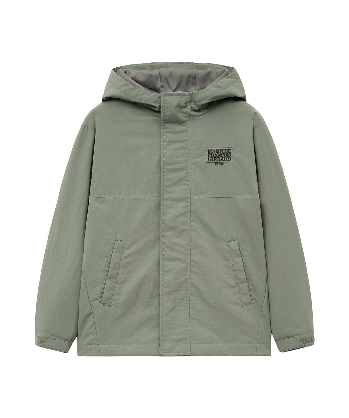 마리떼 키즈(MARITHÉ KIDS) ENFANT SOLID WINDBREAKER JACKET khaki