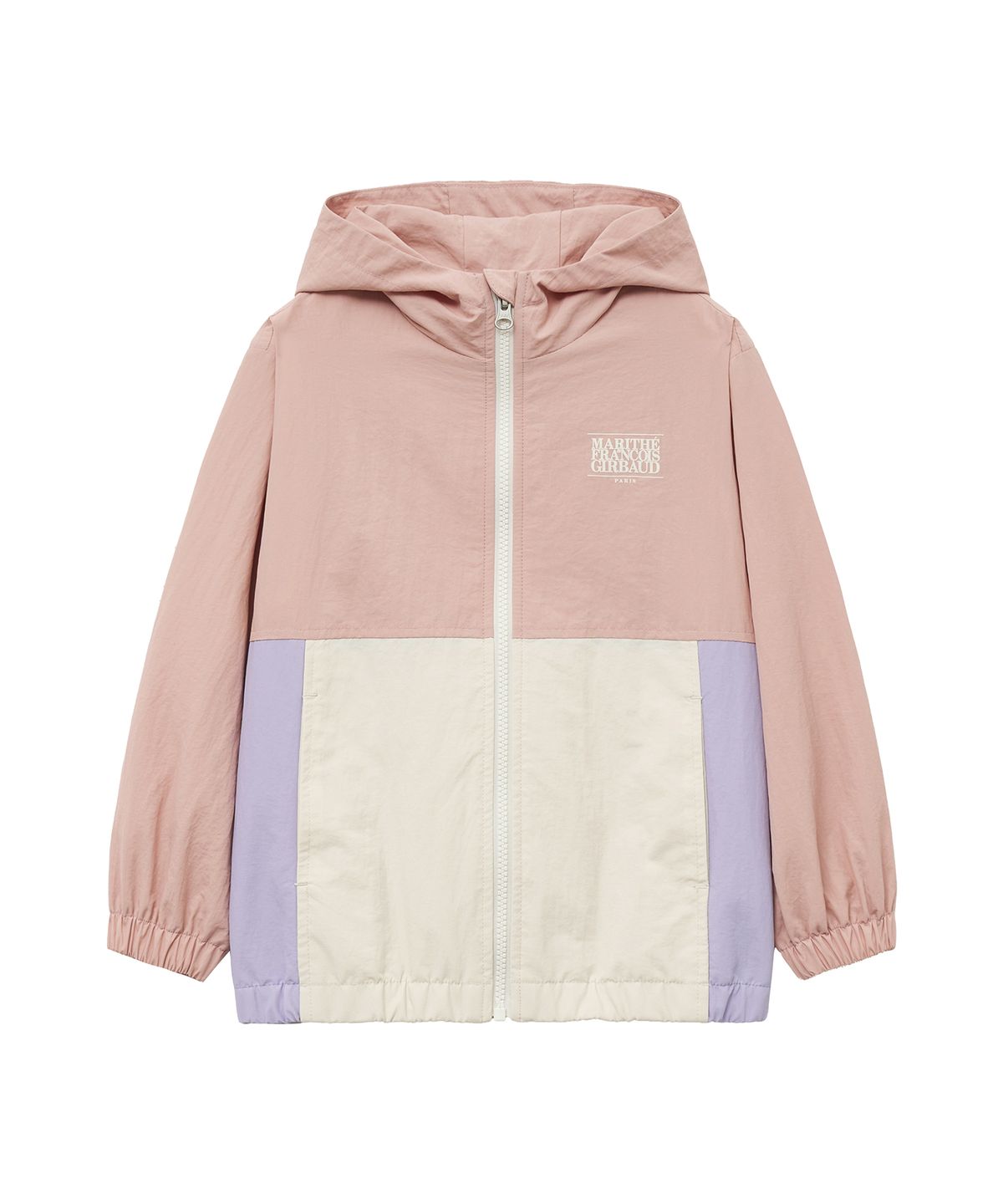 마리떼 키즈(MARITHÉ KIDS) ENFANT COLOR BLOCKED WINDBREAKER JACKET pink