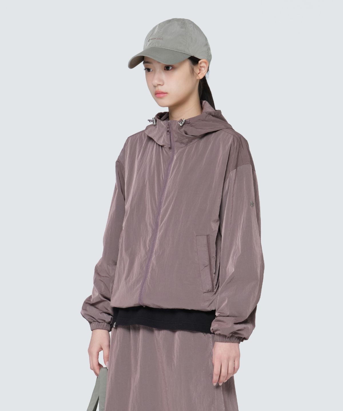 스노우피크 어패럴(SNOWPEAK APPAREL) 브라이트 여성 후드 바람막이 (S24FWFWB71) Dusty Violet