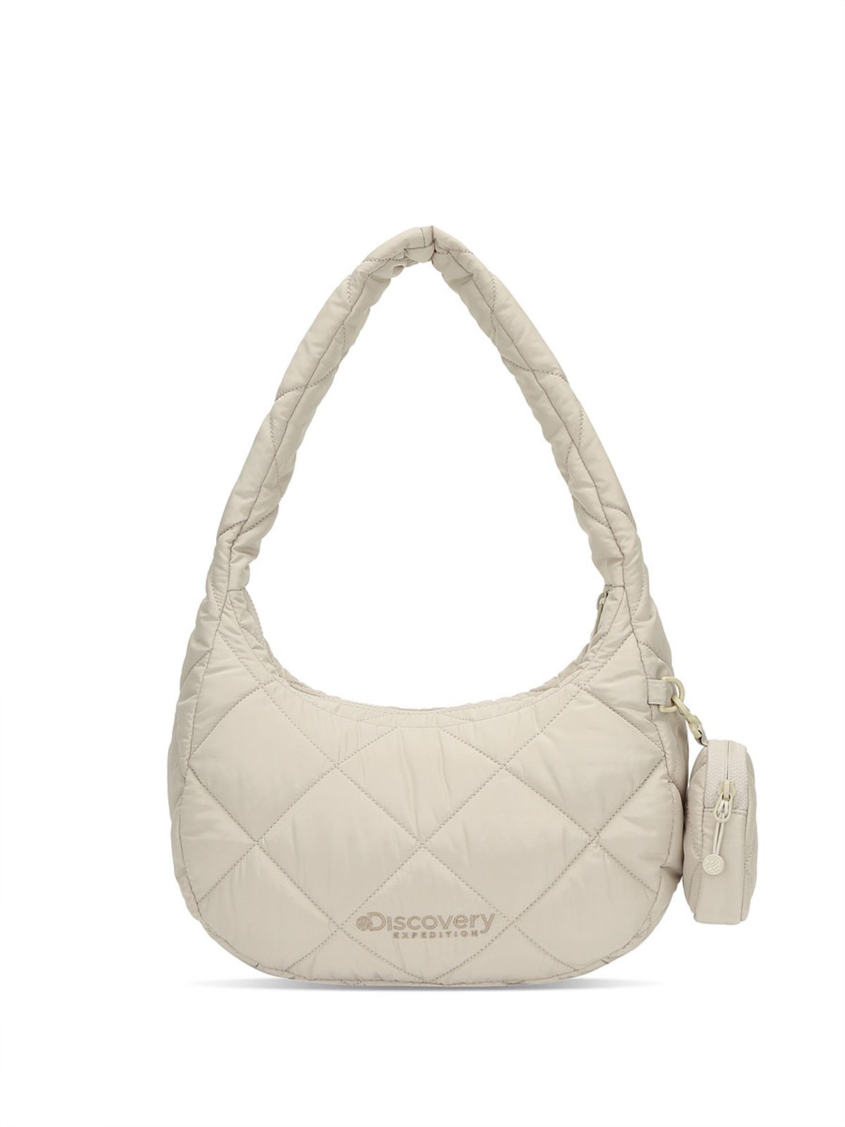 디스커버리 익스페디션(DISCOVERY EXPEDITION) 멜로즈 퀼팅 숄더백 M (BEIGE2)